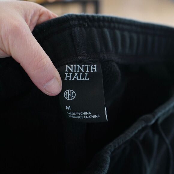 Ninth Hall Stash Black Cargo Sweatpants Black M Kids - Picture 2 of 5
